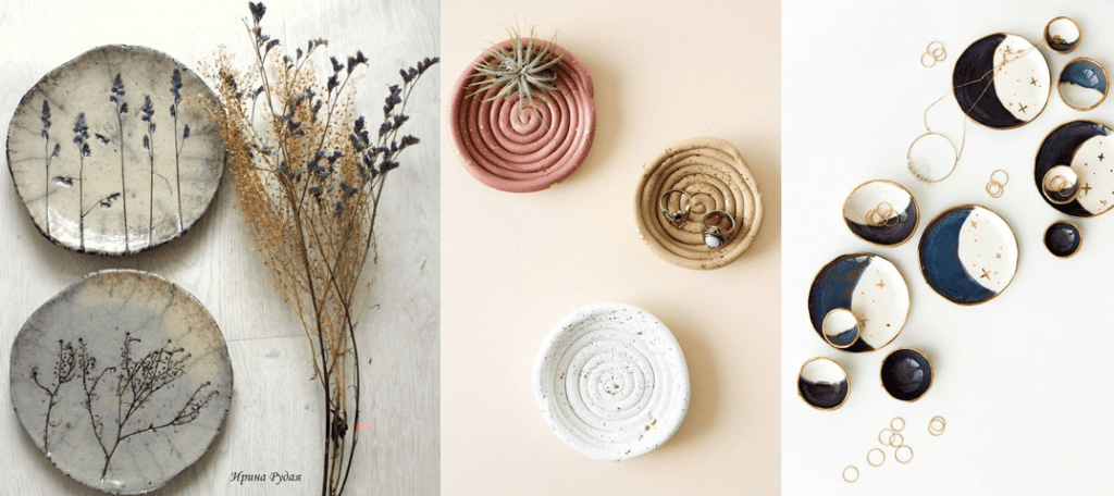 DIY  trends , ring dishes 