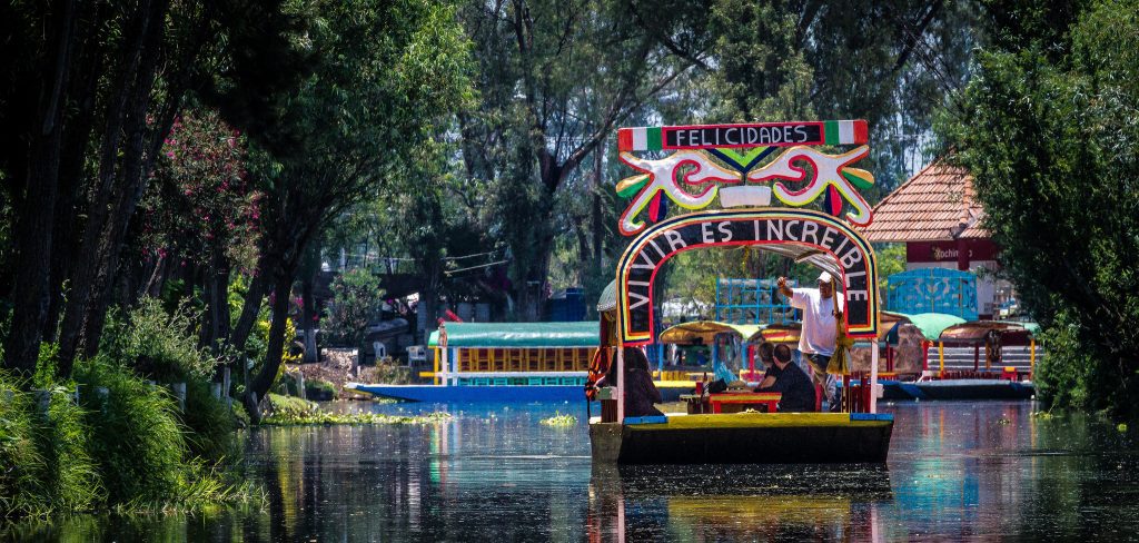 Xochimilco, Boats, Trajinera, Floating Garden, Canal