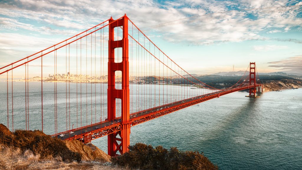 Golden Gate Bridge In San Francisco