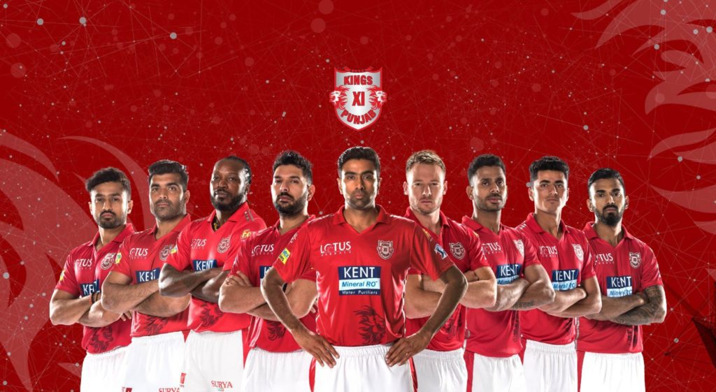 kings xi punjab team jersey 2020