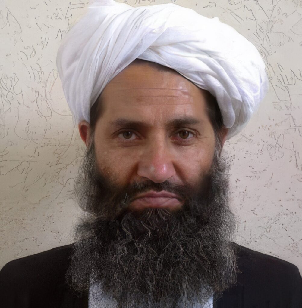 Taliban Chief Mawlawi Hibatullah Akhundzada.
