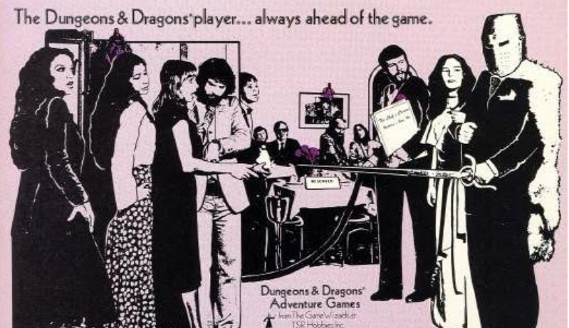 DnD advertisement from the late 70's/ early 80's