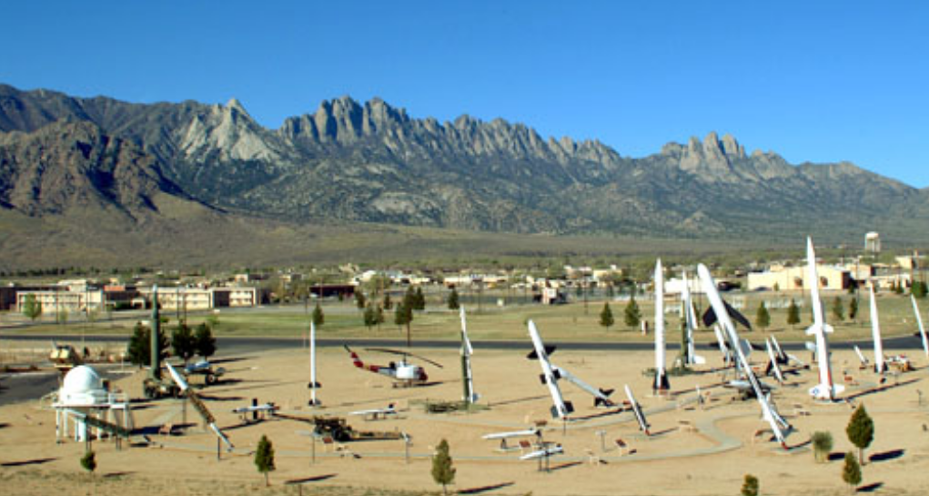 White Sands Missile Range in New Mexico