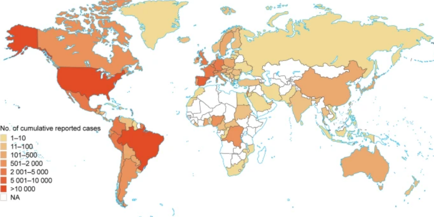 Mpox outbreaks worldwide